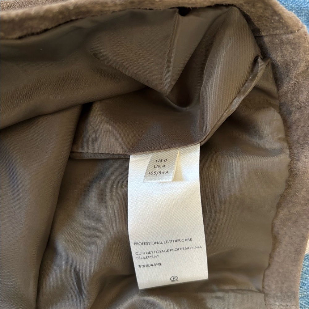 Pilcro Anthropologie olive suede dress - Picture 7 of 8